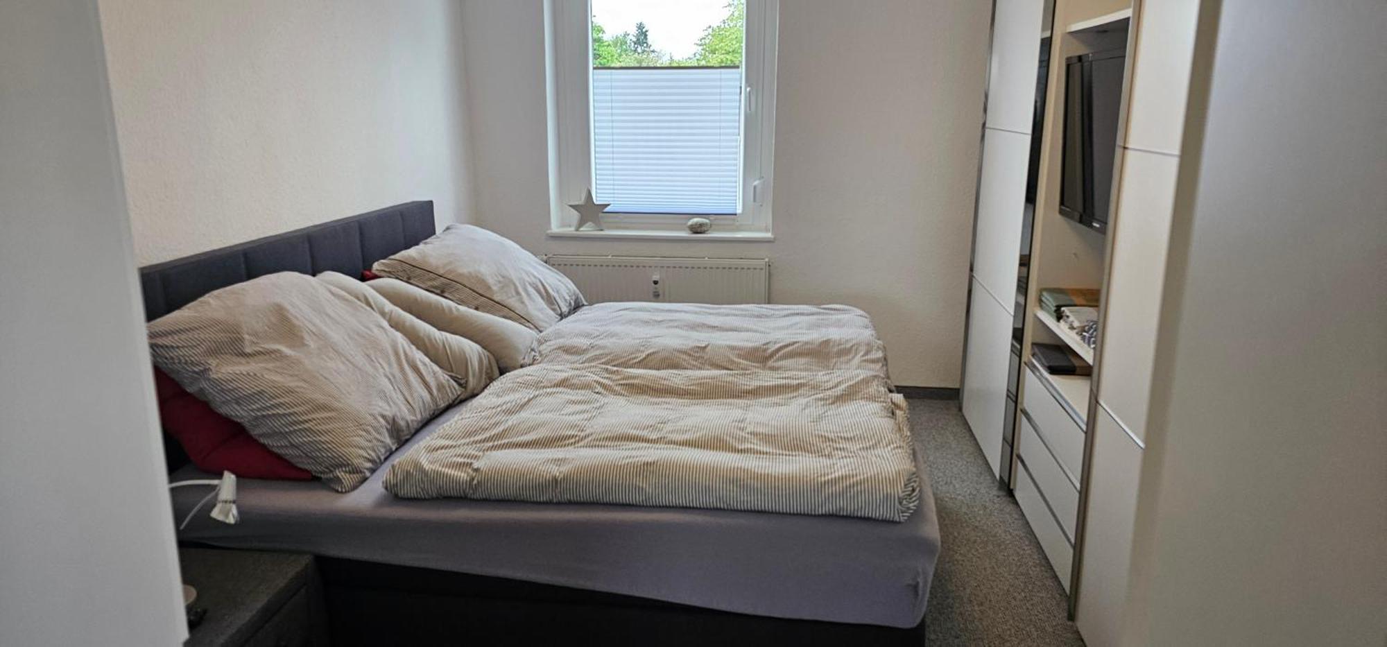 Private Ferienwohnung Seestadt Grossraeschen Esterno foto