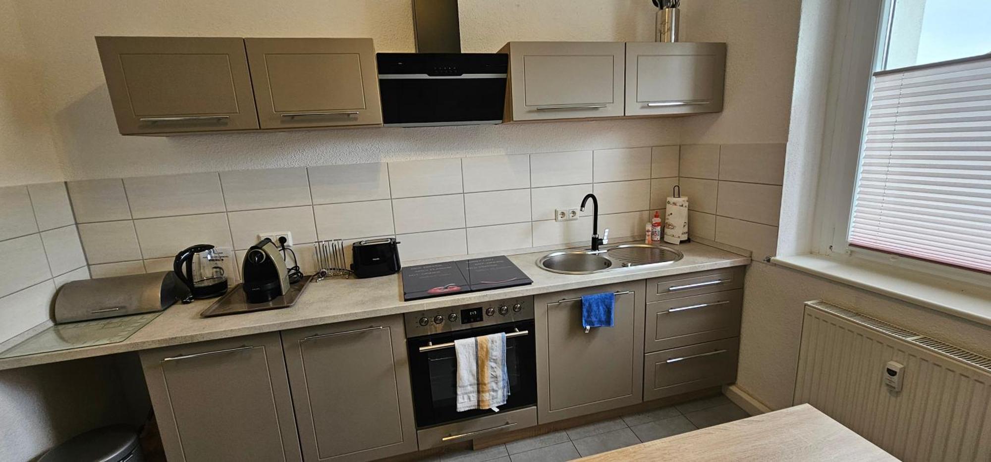Private Ferienwohnung Seestadt Grossraeschen Esterno foto